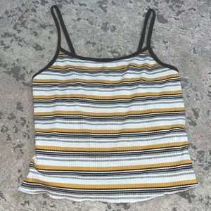 Striped Spaghetti Strap Tank